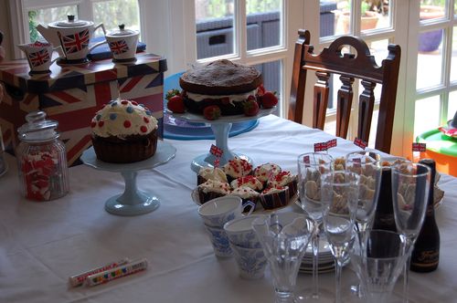 Royal Wedding Cakes with vintage crockery I think it's fair not to show any